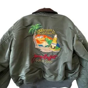 ジャケット・アウター Jimmy Buffett Tour 2000 Alpha MA-1 L Alpha Industries | Jackets & Coats | Vintage Jimmy Buffett Flight